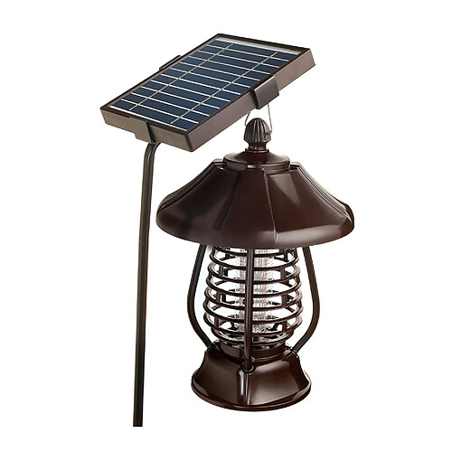 Tueur De Moustique De Zapper D'insecte De Ravageur De Lampe De Lumière LED De Pelouse De Jardin à énergie Solaire