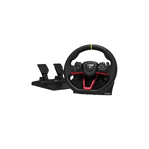 Volant de course sans fil Hori Apex pour PS5 PS4 PC Noir et rouge