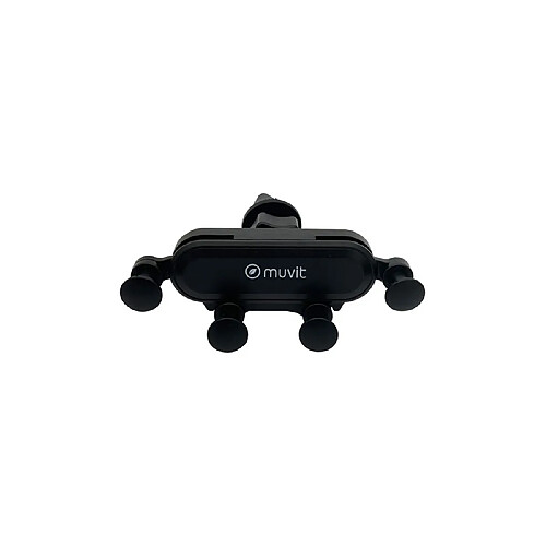 Muvit Support Voiture Universel Gravity Rotatif à 360° Fixation sur Grille d'aération Noir