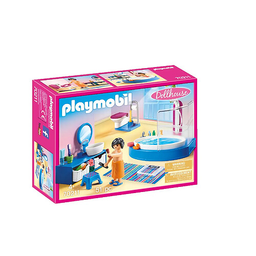 Playmobil® 70211 Playmobil Salle de bain avec baignoire