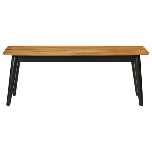 ComfortXL Table Basse 110x50x40 Cm Bois Massif De Manguier Et Fer