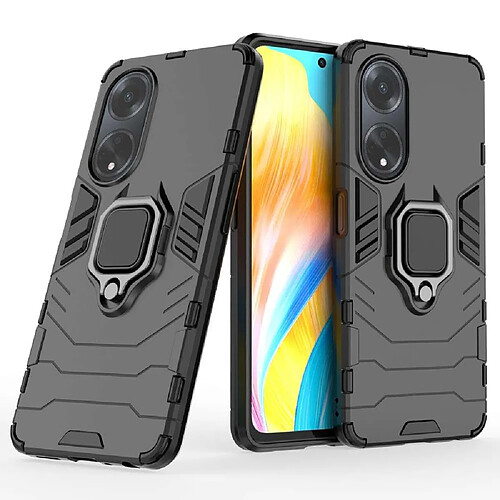 Htdmobiles Coque pour Oppo A98 5G - housse etui rigide anti choc + verre trempe - NOIR