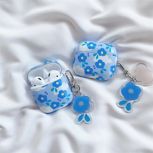 GUPBOO Airpods Coque Housse Étui Protecteur Compatible pour AirPods 3-Ins Hanfeng Yunduo petite fille aux fleurs