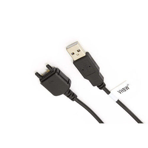 vhbw câble de données USB compatible avec Sony Ericsson W950i, W960i, W980, W980i, W995, Xperia Pureness, Z250i, Z310i, Z320i, Z520i, Z530i téléphone