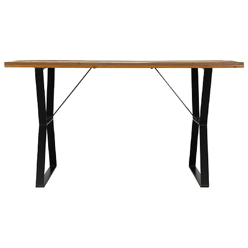 Maison Chic Table de salle à manger,Table à dîner 140x80x76cm Bois de récupération massif -GKD95607