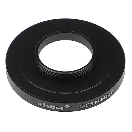 vhbw Bague d'adaptation macro compatible avec appareils photos avec filetage M42 (M42x0.75) / objectifs avec monture C/CS