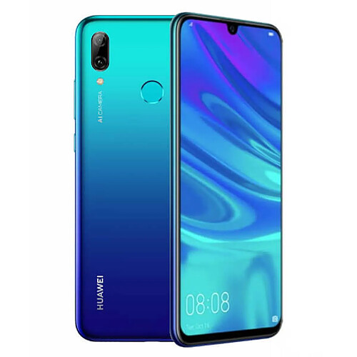 Huawei P Smart (2019) 3Go/64Go Bleu (Aurora Blue) SIM Unique POT-LX1 · Reconditionné