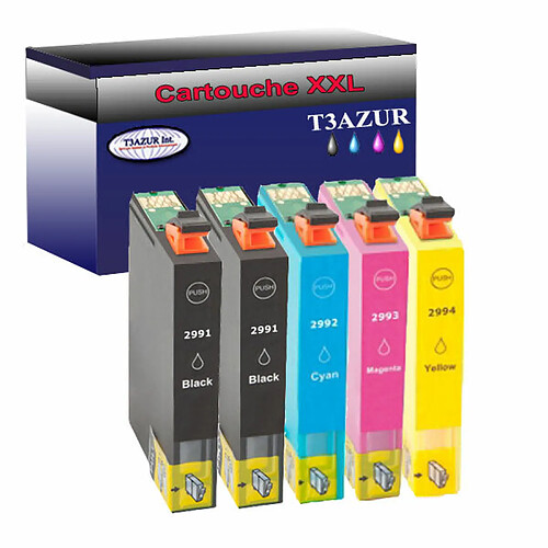 T3Azur 5x Epson T29XL -Compatible