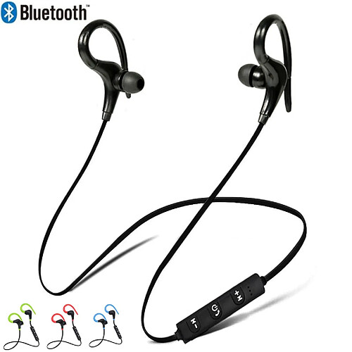 GUPBOO Casque Bluetooth sans fil Earloop Casque BT-1 Fone de ouvido Casque de sport de musique Casque de jeu pour tous les téléphones intelligents