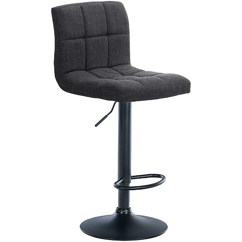 Non Tabouret de bar Calma tissu noir