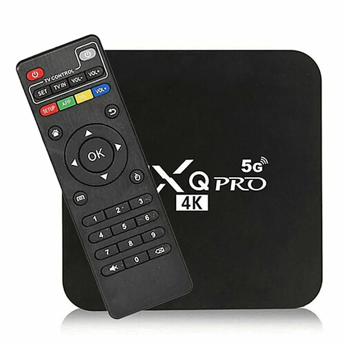 Mxq Pro Tv Box 4K 5G Android 10 Hd Player D9 Pro Internet Tv Box Mx 9 Set Top Box Noir 4 32G Us Plug