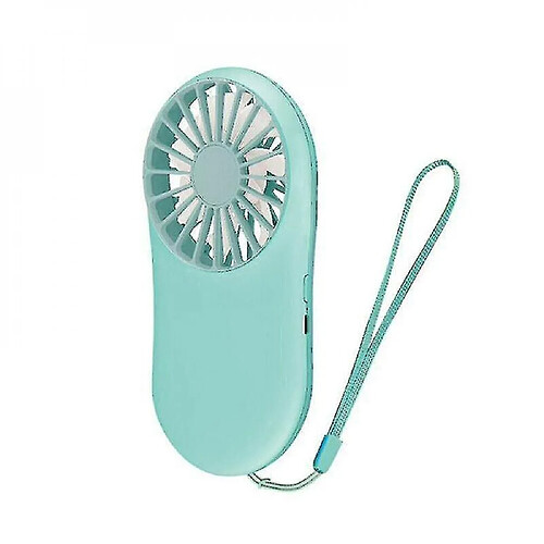 (bleu) Chargement Usb Mini Ventilateur Silencieux de Poche Ventilateurs Portables de Voyage Aérien Portables Portables