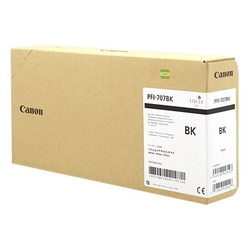 Canon PFI707 Cartouche Noir 9821B001