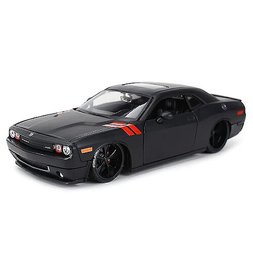 Universal 1:24 2008 Dodge Challenger Sports Car Cast Model Model Carys | Diecasts & Toy Vehicles (noir)