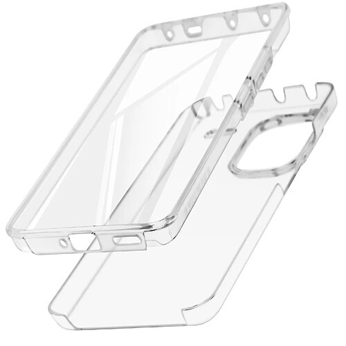 Avizar Coque Intégrale pour Xiaomi Redmi Note 13 Pro Plus 5G Transparent