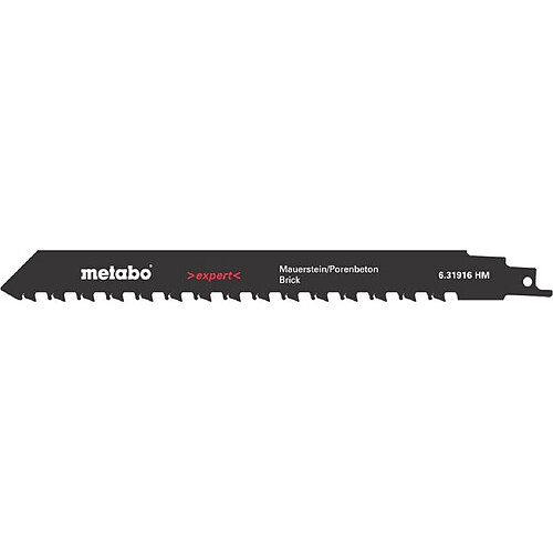 Metabo 1 lame de scie sabre, pierre de taille, expert, 240 x 1,5 mm