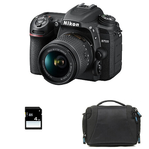 PACK NIKON D7500 + 18-55 VR + Sac + SD 4Go