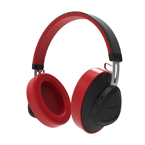 Yonis Casque Audio Bluetooth 5.0 Rouge Longue Autonomie