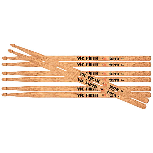 Pack 4 paires 7AT Terra Vic Firth