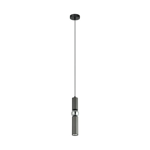 Luminaire Center Suspension Isidora Acier,Aluminium Chrome, Noir, Gris