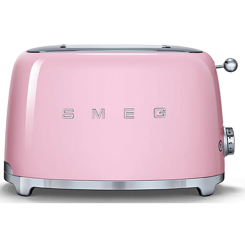 Grille-pains 2 fentes 950w rose - tsf01pkeu - SMEG