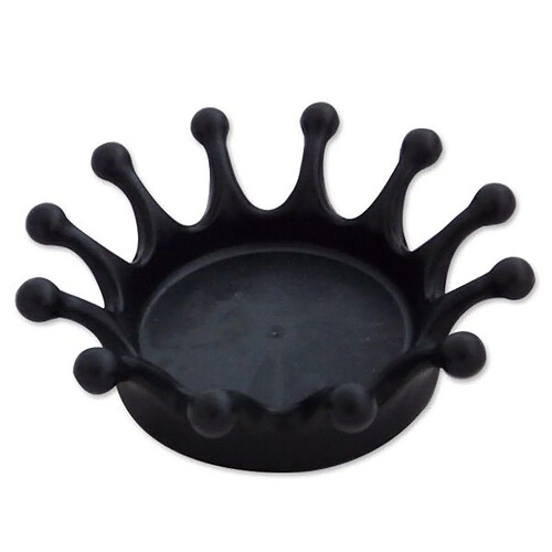 Totalcadeau Cendrier couronne multifonction noir