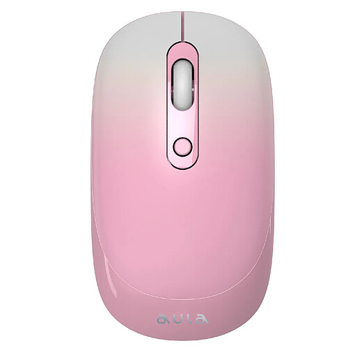 Souris sans fil Aula AM207 2,4G avec 4 touches (800-1900dpi) Rose