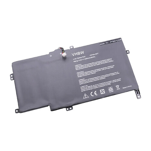 vhbw batterie compatible avec HP Envy 6-1090SE, 6-1103TU, 6-1104TU, 6-1104TX, 6-1105TU, 6-1105TX laptop (4050mAh, 14.8V, Li-Polymère, noir)