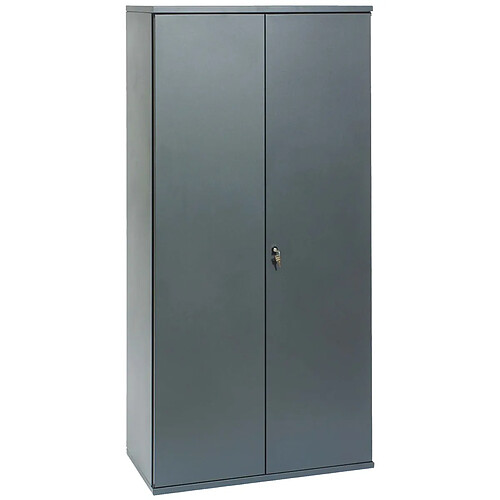 Pierre HENRY Armoire métallique anthracite Brico Hauteur 180 cm.