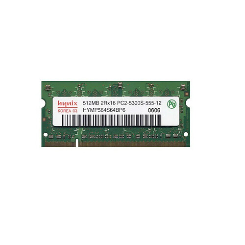 512Mo RAM PC Portable SODIMM HYNIX HYMP564S64BP6-Y5 AB-T DDR2 PC2-5300S 667MHz · Occasion