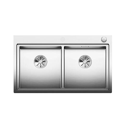 Evier à encastrer 80cm inox - 516093 - BLANCO