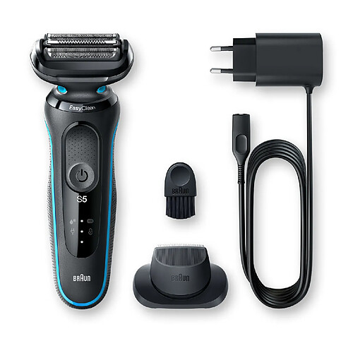 Braun Series 5 50-M1200S rasoir pour homme Rasoir à grille Tondeuse Noir, Bleu