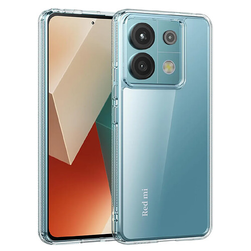 Htdmobiles Coque pour Xiaomi Redmi Note 13 Pro 5G / Poco X6 5G - housse etui silicone gel fine + verre trempe - TRANSPARENT TPU