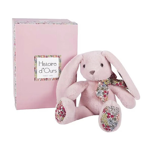 Histoire d'Ours Doudou Lapin Rose