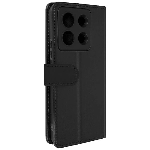 Avizar Étui pour Redmi Note 13 Pro 5G Porte-carte Support Vidéo Série Vintage Noir