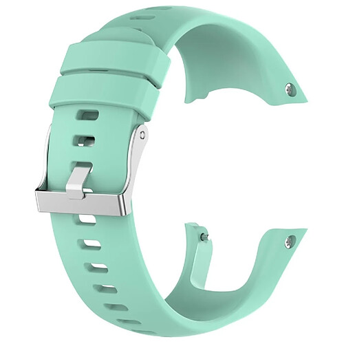 Wewoo Bracelet pour montre connectée Dragonne de remplacement en silicone SUUNTO Trainer Wrist HR Vert menthe