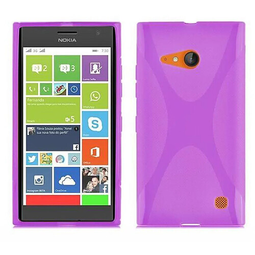 Cadorabo Coque Nokia Lumia 730 Etui en Mauve