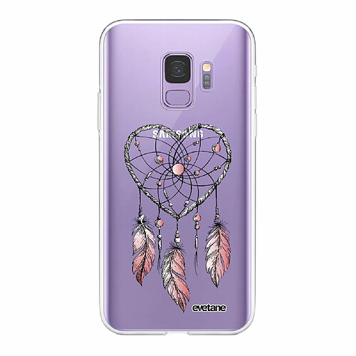 Evetane Coque Samsung Galaxy S9 360 intégrale avant arrière transparente