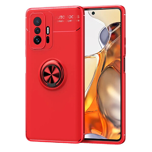 Coque en TPU antichoc avec béquille rouge pour votre Xiaomi 11T/11T Pro