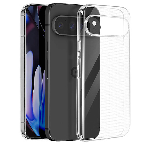 Mayaxess Coque pour Google Pixel 9 Pro XL Silicone Souple Transparent