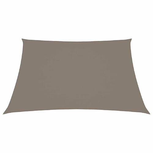 Maison Chic Voile d'ombrage | Voile de parasol | Toile d'ombrage tissu oxford carré 2,5x2,5 m taupe -MN19645