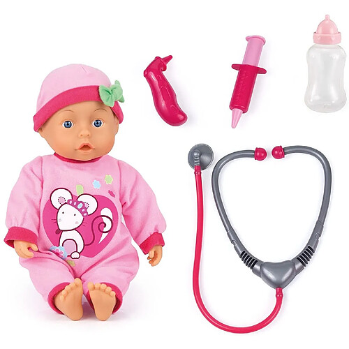 Bayer Design Kit docteur poupée bébé avec son