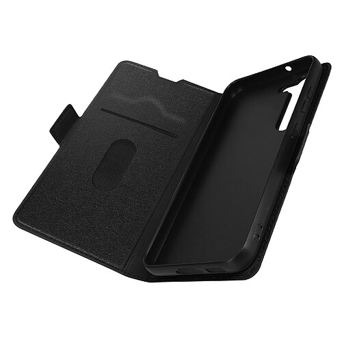 Avizar Étui pour Samsung Galaxy S23 Ultra-fin Double Languette Magnétique noir