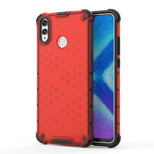 Wewoo Coque PC + TPU en nid d'abeille antichoc pour Huawei Honor 8X rouge