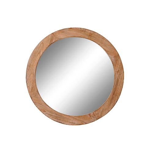 Miroir mural DKD Home Decor Marron Naturel Alpino 66 x 5 x 66 cm