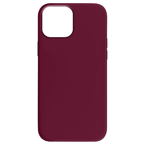 Moxie Coque pour iPhone 15 Semi-rigide Intérieur Microfibre Bords Surélevés Carmin