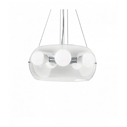 Ideal Lux Suspension Transparente AUDIL-10 5 ampoules