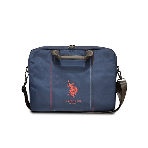 Us Polo U.S Polo Sacoche pour Ordinateur Portable 15'' Modèle Double Horse Bleu