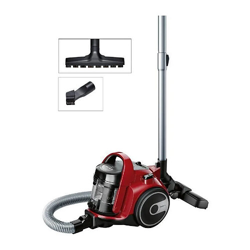 BOSCH BGC05AAA2 Aspirateur sans sac - 78dB - Capacite du bac 1.5L - Filtre HEPA 12 lavable