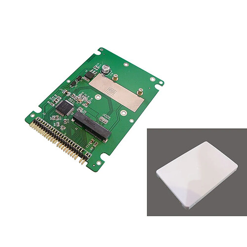 Kalea-Informatique Boitier adaptateur mSATA vers IDE 44 (IDE 2.5"""") Pour SSD mini PCIe de type mSATA Pour SSD mini PCIe de type mSATA